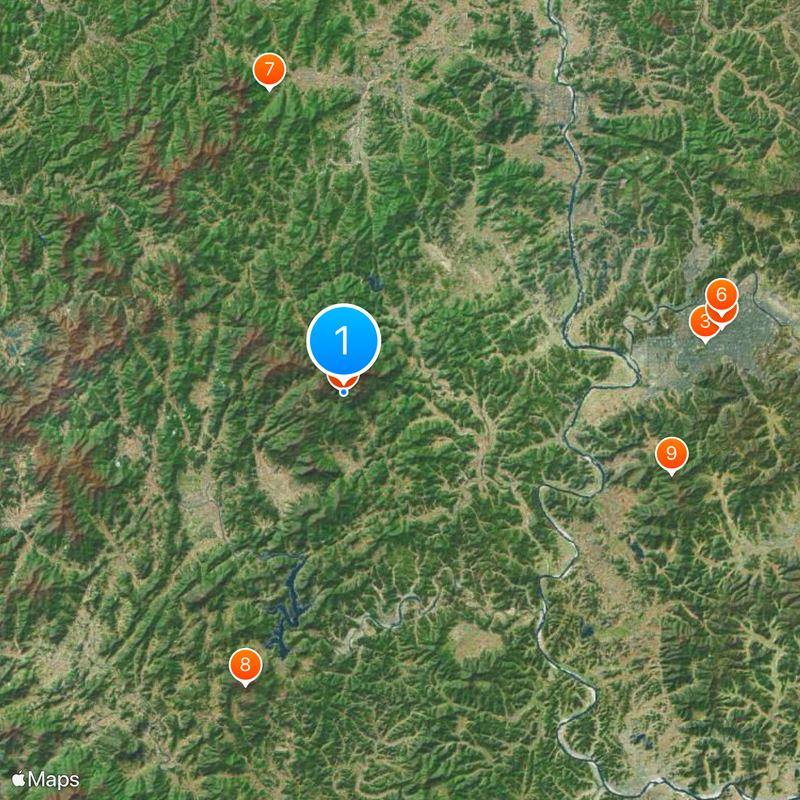 Tripitaka koreana Mapa