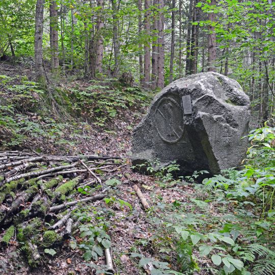 Boundary stone near Unteramlach