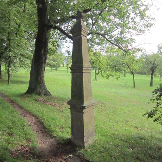 Kříž na křížové cestě u Rosic - 7. zastavení