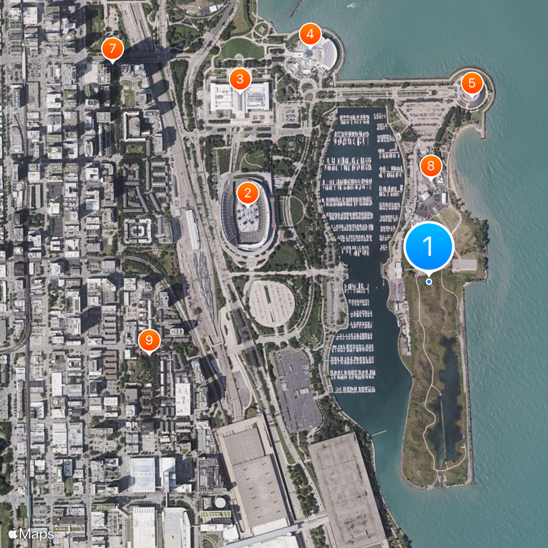 Meigs Field Map
