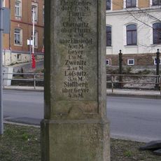 Kgl.-sächs. Postmeilenstein Geyersdorfer Straße Annaberg-Buchholz