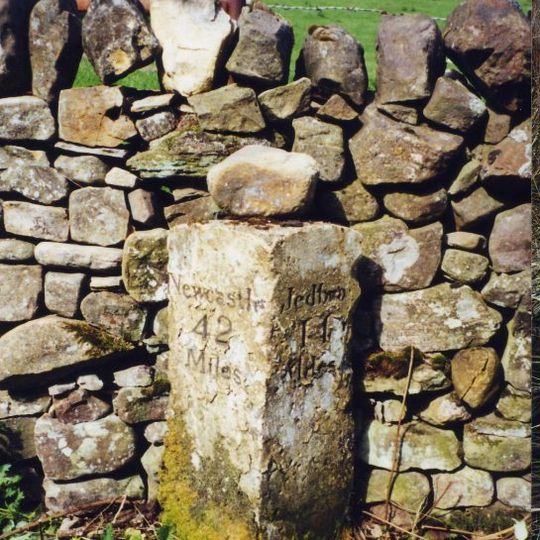 Milestone Circa 40 Yards South-East Of Ramshope Cottage