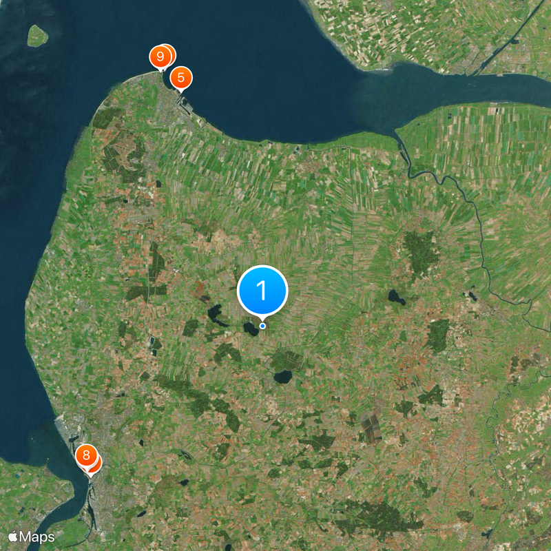 Cuxhaven district Map