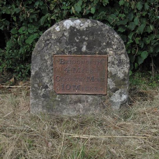 Mile Stone 4 Miles From Bridgnorth