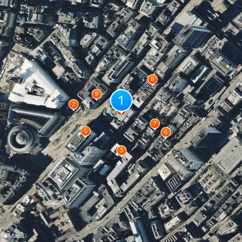 Manchester Art Gallery Karte