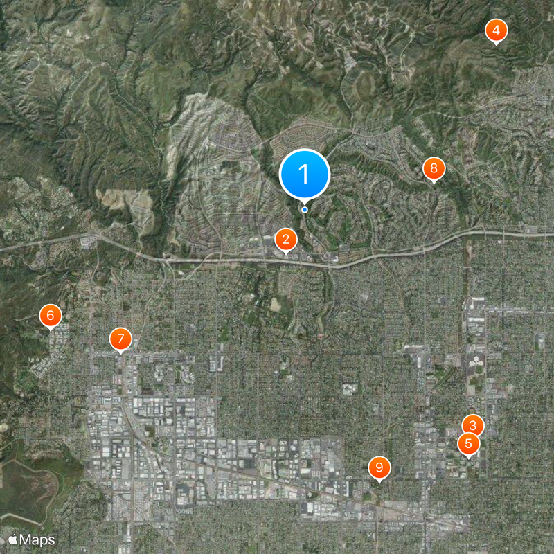 Porter Ranch Map