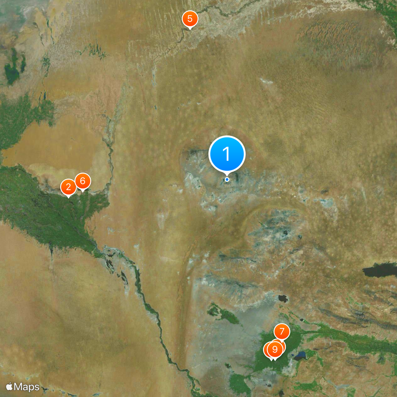 Uchkuduk Map