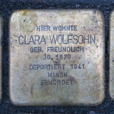 Stolperstein en memoria de Clara Wolfsohn