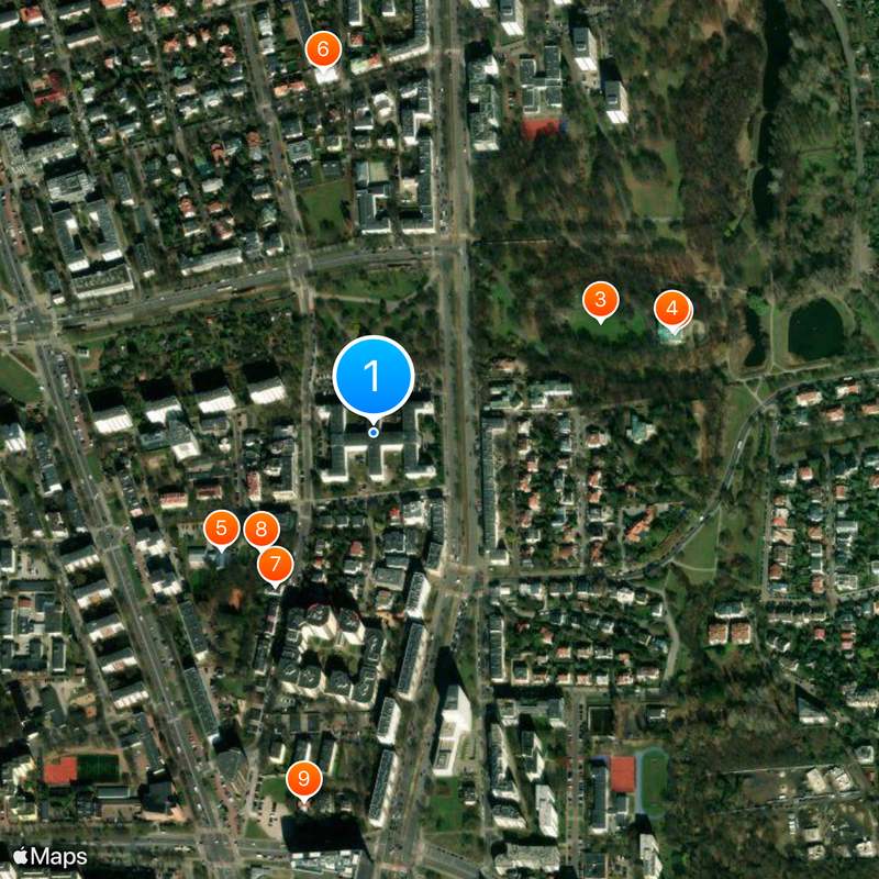 National Police Headquarters Map