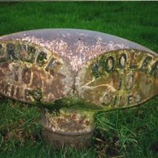 Milepost In Etal Village