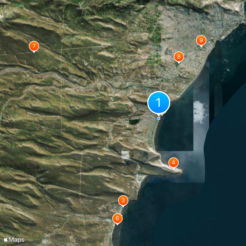 Rada Tilly Map