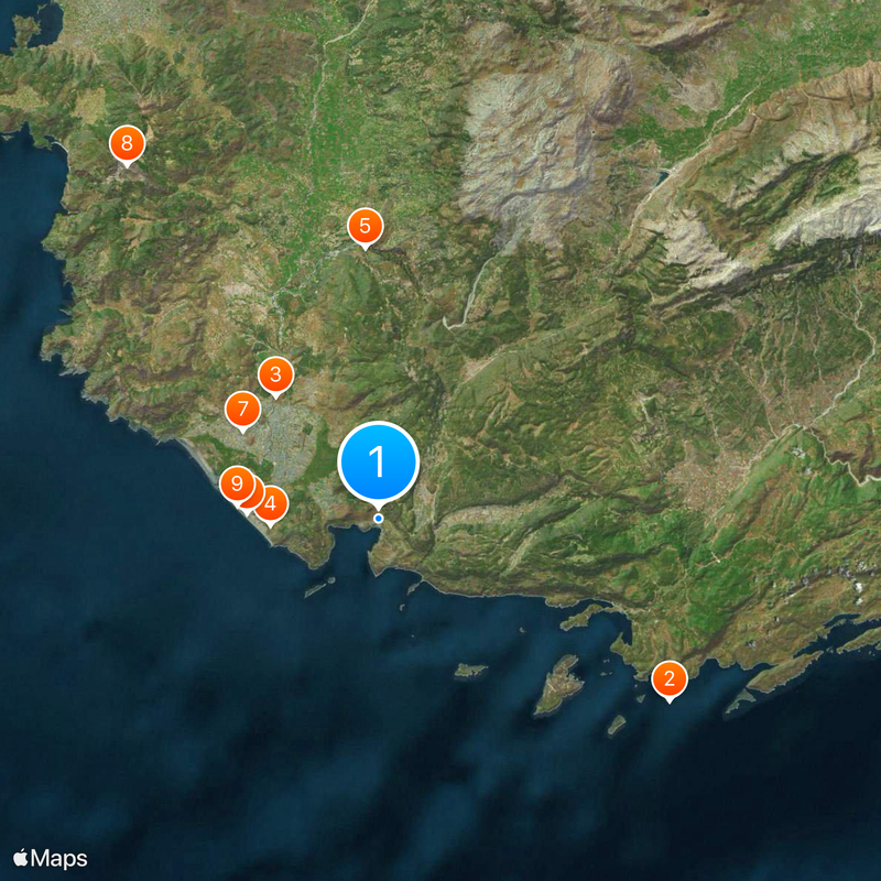 Kalkan Map