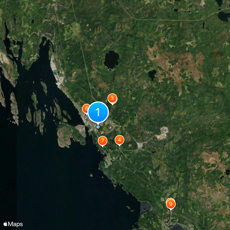 Pitkyaranta Map