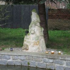 Socha vodníka v Hedčanech