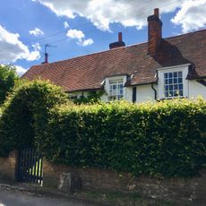 Town Farmhouse And Wall Fronting Road