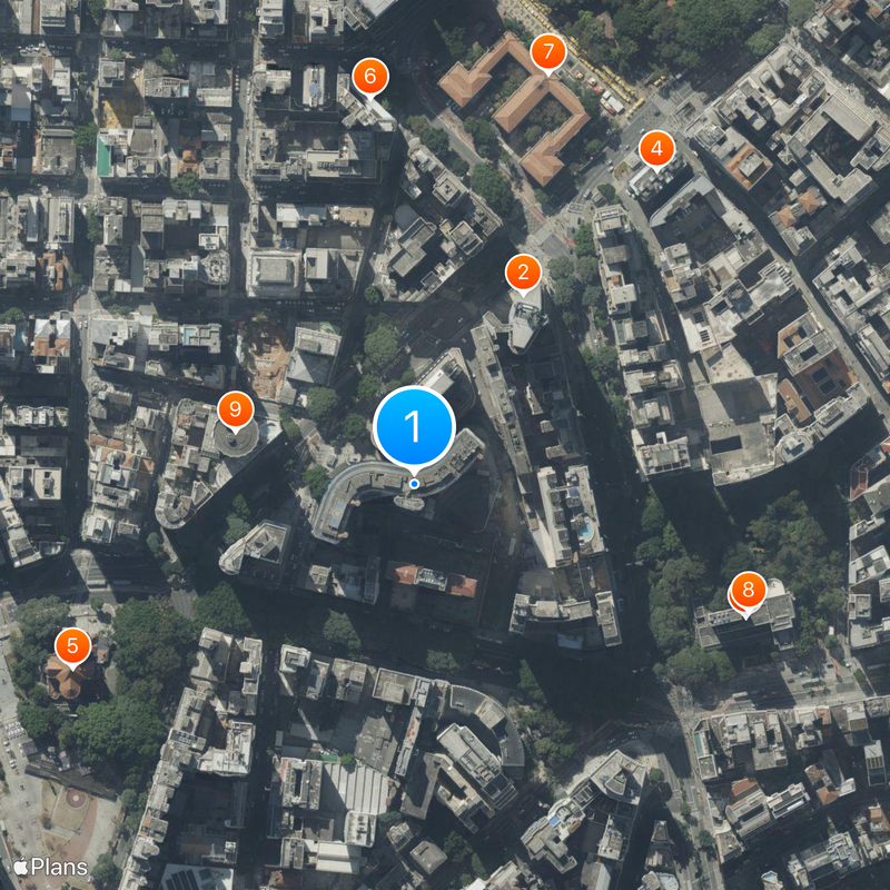 Edifício Copan Mapa