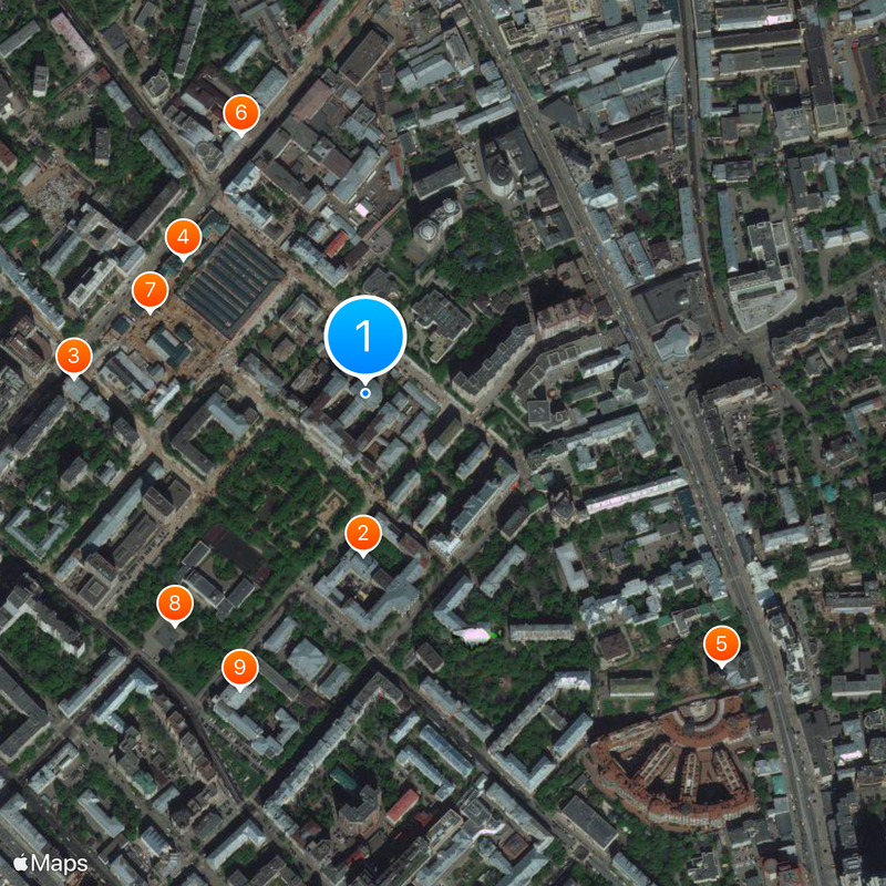 D. Mendeleev University of Chemical Technology of Russia Map