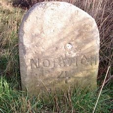 Milestone, 25yds W of jct with Stocks Hill