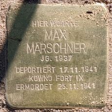 Stolperstein dedicated to Max Marschner