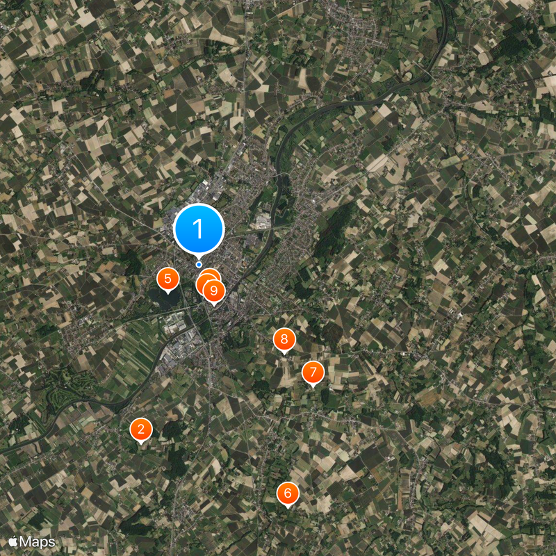 Oudenaarde Mapa