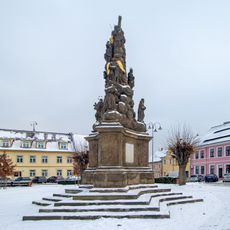 Holy Trinity column in Dubá