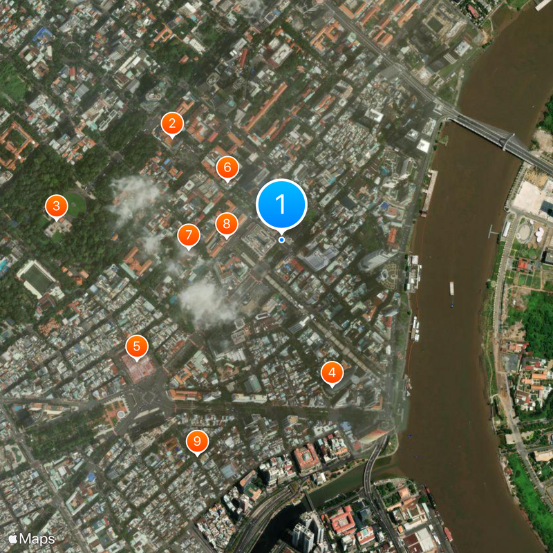 Municipal Theatre of Ho Chi Minh City Map