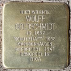 Stolperstein en memoria de Wolff Goldschmidt
