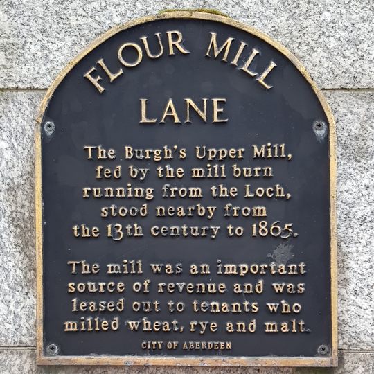 Commemorative plaque to Flour Mill Lane