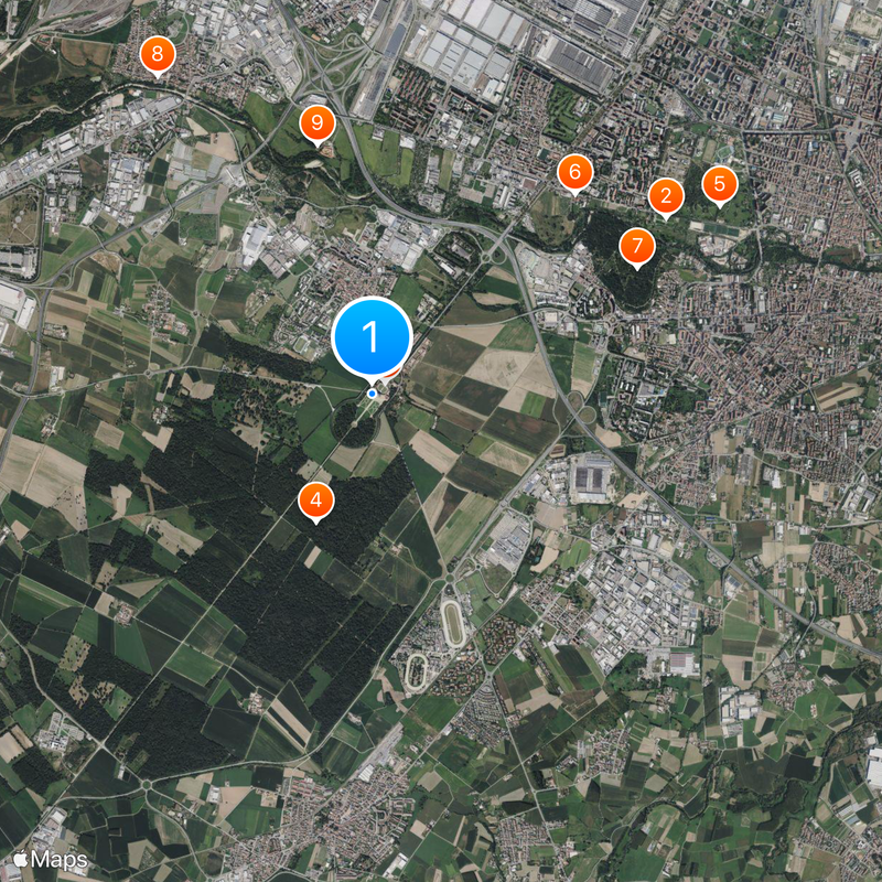 Palazzo Stupinigi Mapa