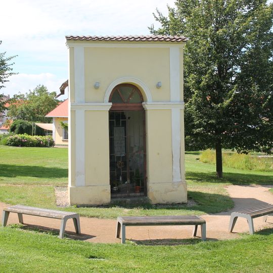 Chapel in Václav Havel Park in Litoměřice