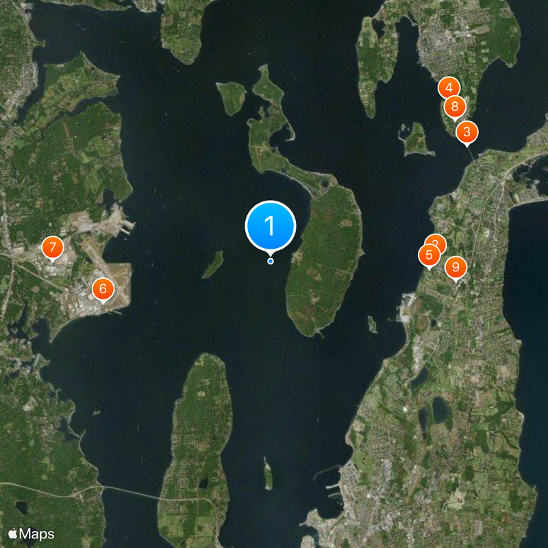 Narragansett Bay Map