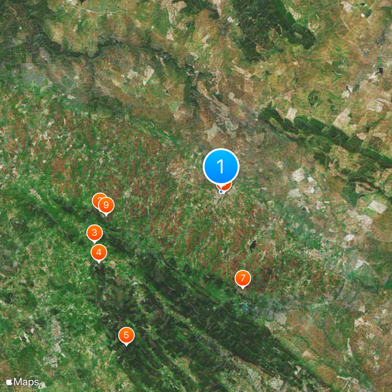 Valencia de Alcántara Mapa