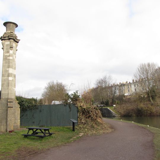 Chimney Approx. 23 Metres North Of Pulteney Gardens Bridge