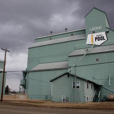 Leduc Alberta Wheat Pool Grain Elevator site complex