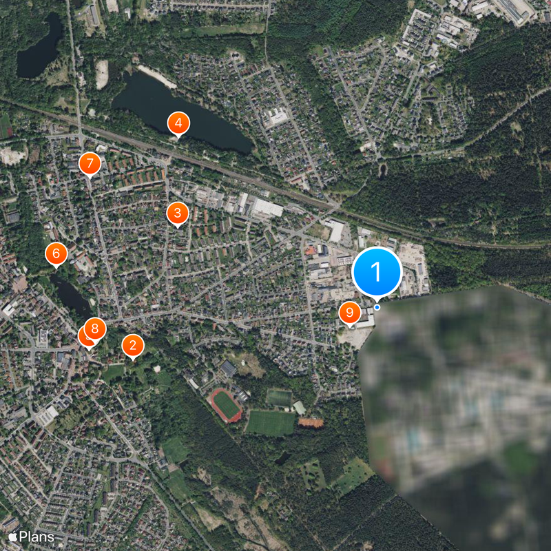 German Tank Museum Mapa