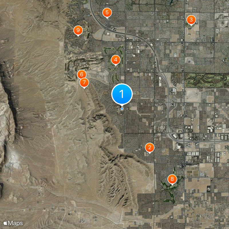 Bishop Gorman High School Map
