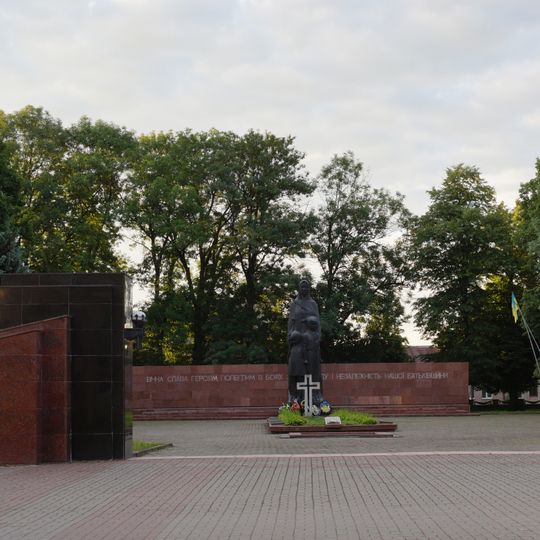 Soviet military memorial cemetery in Ivano-Frankivsk
