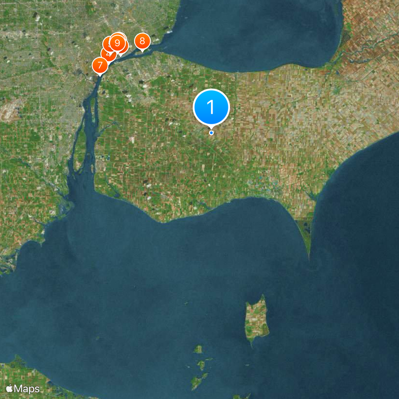 Contea di Essex Mappa