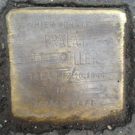 Stolperstein en memoria de Otto Müller