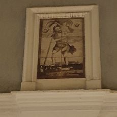 Ceramic panel of Saint Christopher