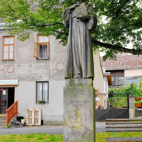 Socha mistra Jana Husa v Klenčí pod Čerchovem