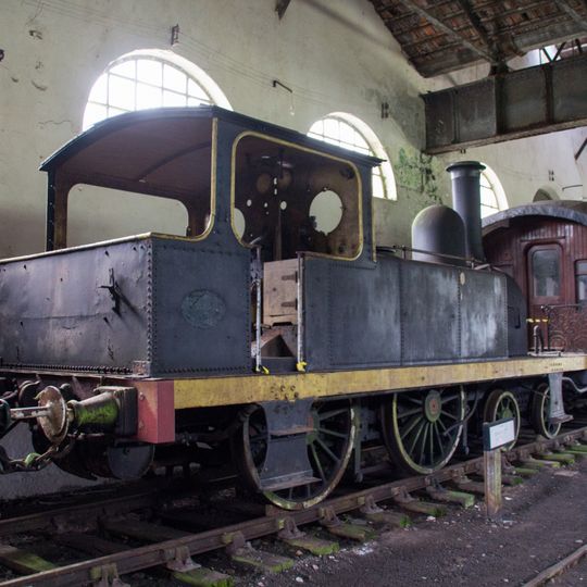 Sharp, Stewart and Company 4-4-0 locomotive in Paranapiacaba