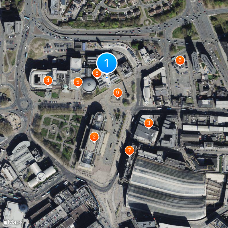 Walker Art Gallery Mapa