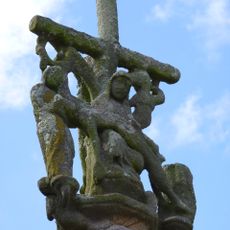 Calvaire de l'Église Notre-Dame de Grâces de Plusquellec