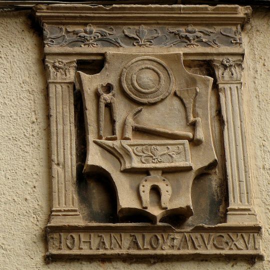 Relleu de ferrer a Cal Dalmau