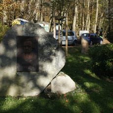 Goethův pomník na náměstí v Andělské Hoře