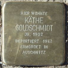 Stolperstein dedicated to Käthe Goldschmidt