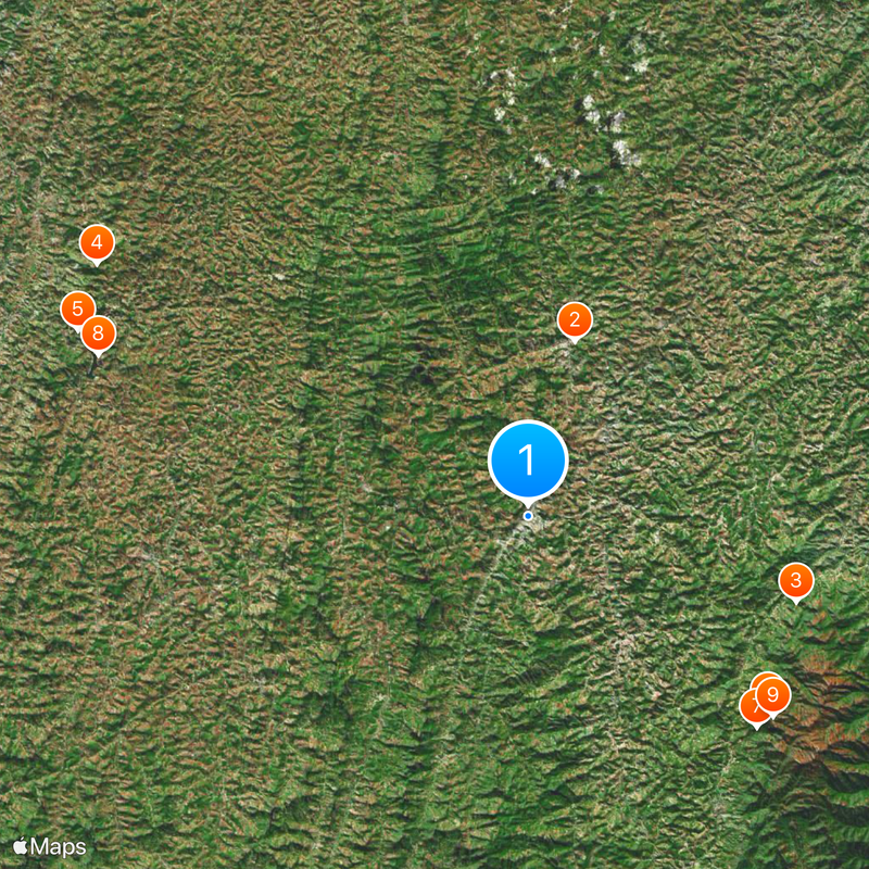 Manhuaçu Map