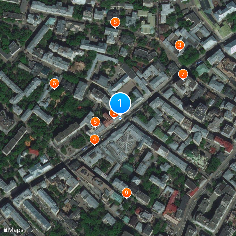 Prechistenka Street Map
