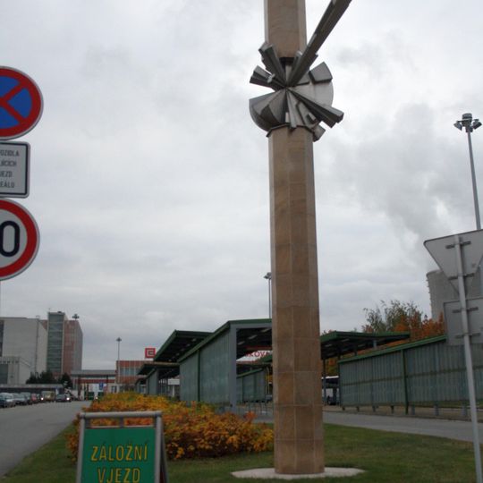 Sloup u Jaderné elektrárny Dukovany